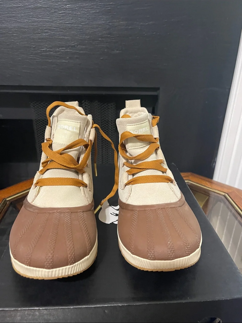 Sorel Out N About III Classic WP Sneakers - Bleached Ceramic & Gum